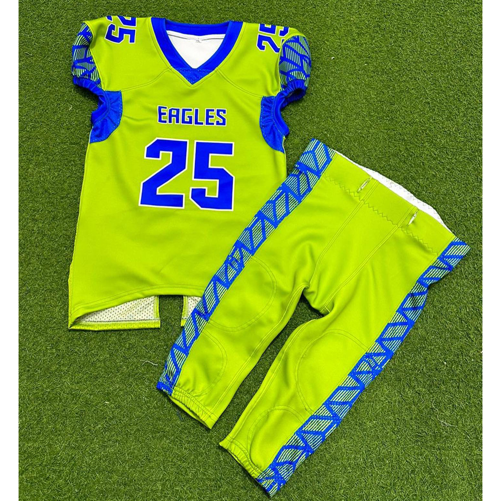 Customized Sublimated American Football Uniform