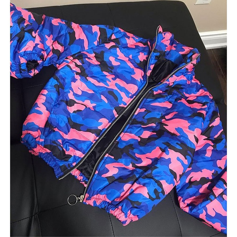 Customized Multi Color Puffer Jacket