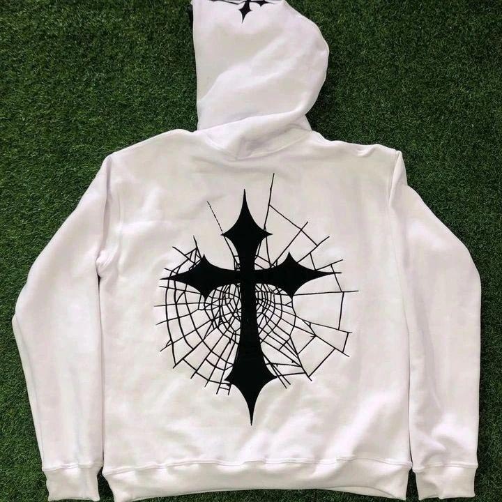 Customized Pullover White Hoodie