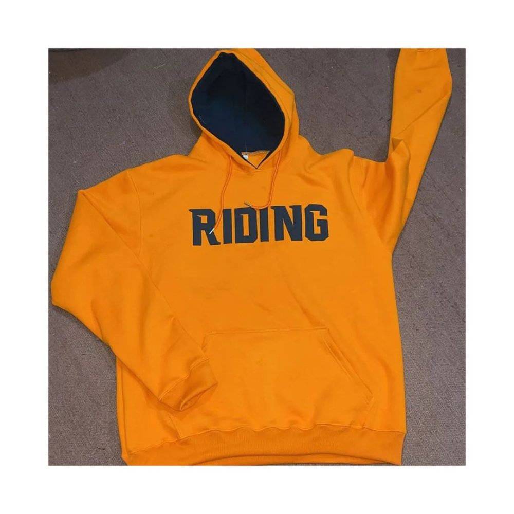 Customized Pullover Orange Hoodie