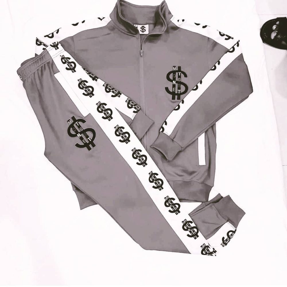 Customized Dollar Printed Tracksuit