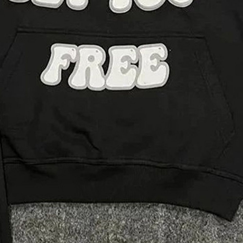 Customized Puff Printing Pullover Tracksuit