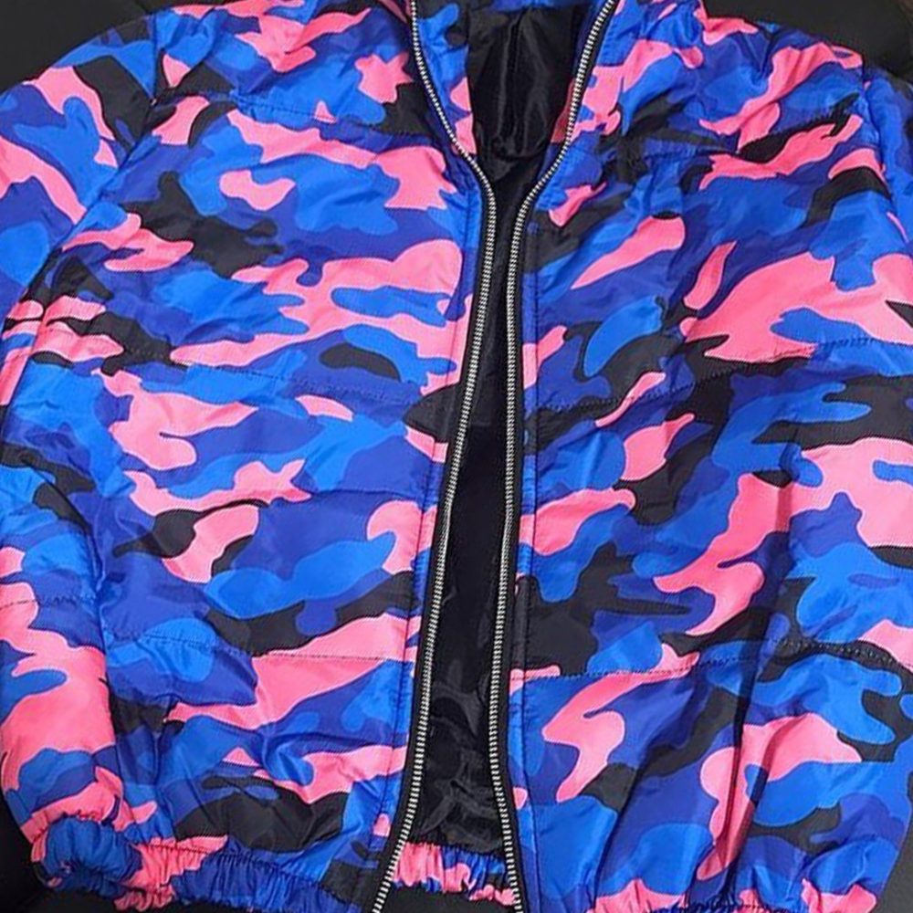 Customized Multi Color Puffer Jacket