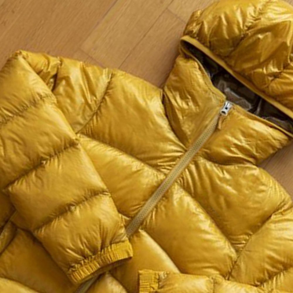 Customized Yellow Puffer Jacket