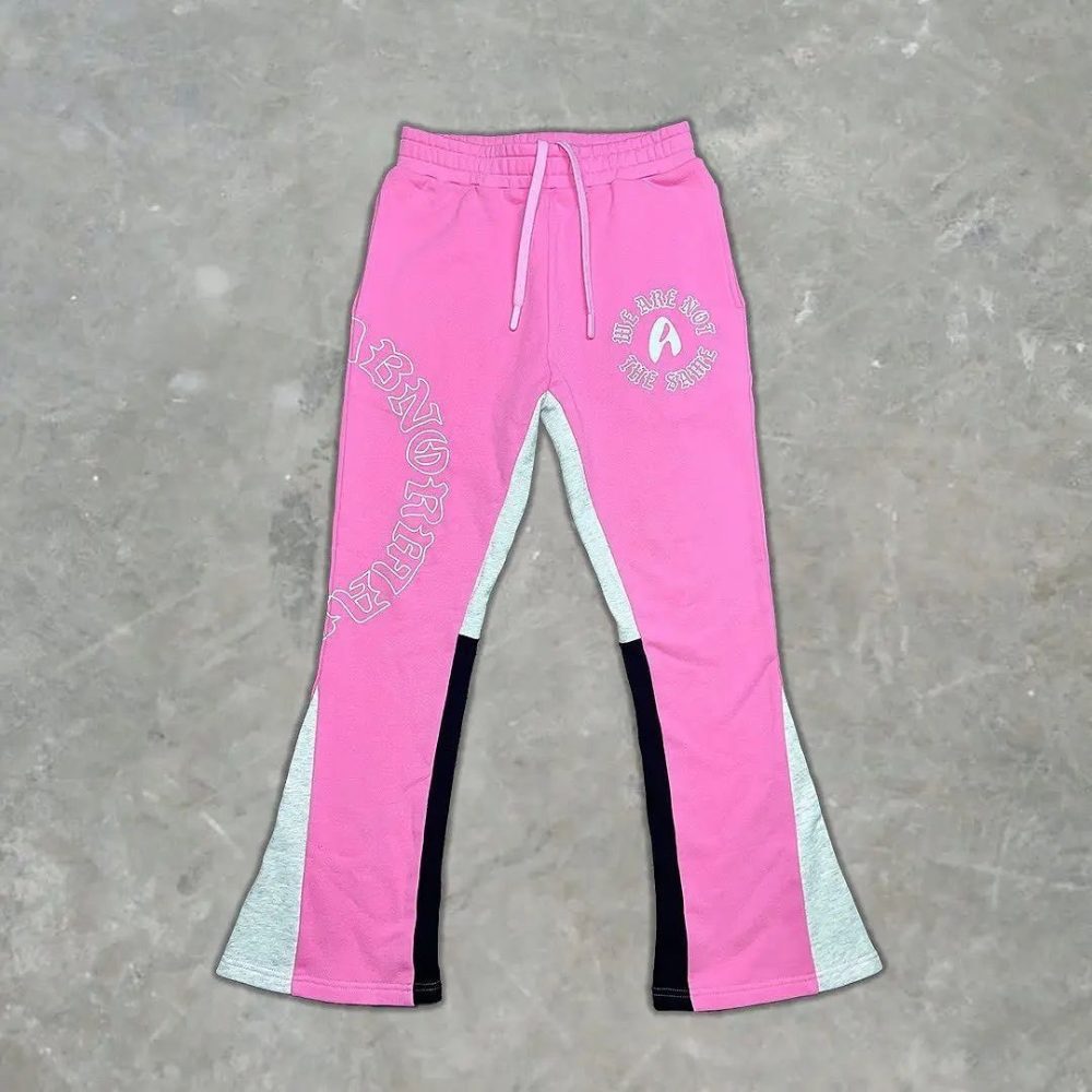 Customized Puff Printing Flared Trouser